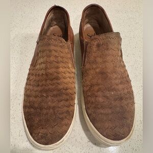 SOFFT SOMERS III LEATHER SLIP ON WOMEN SHOES BROWN